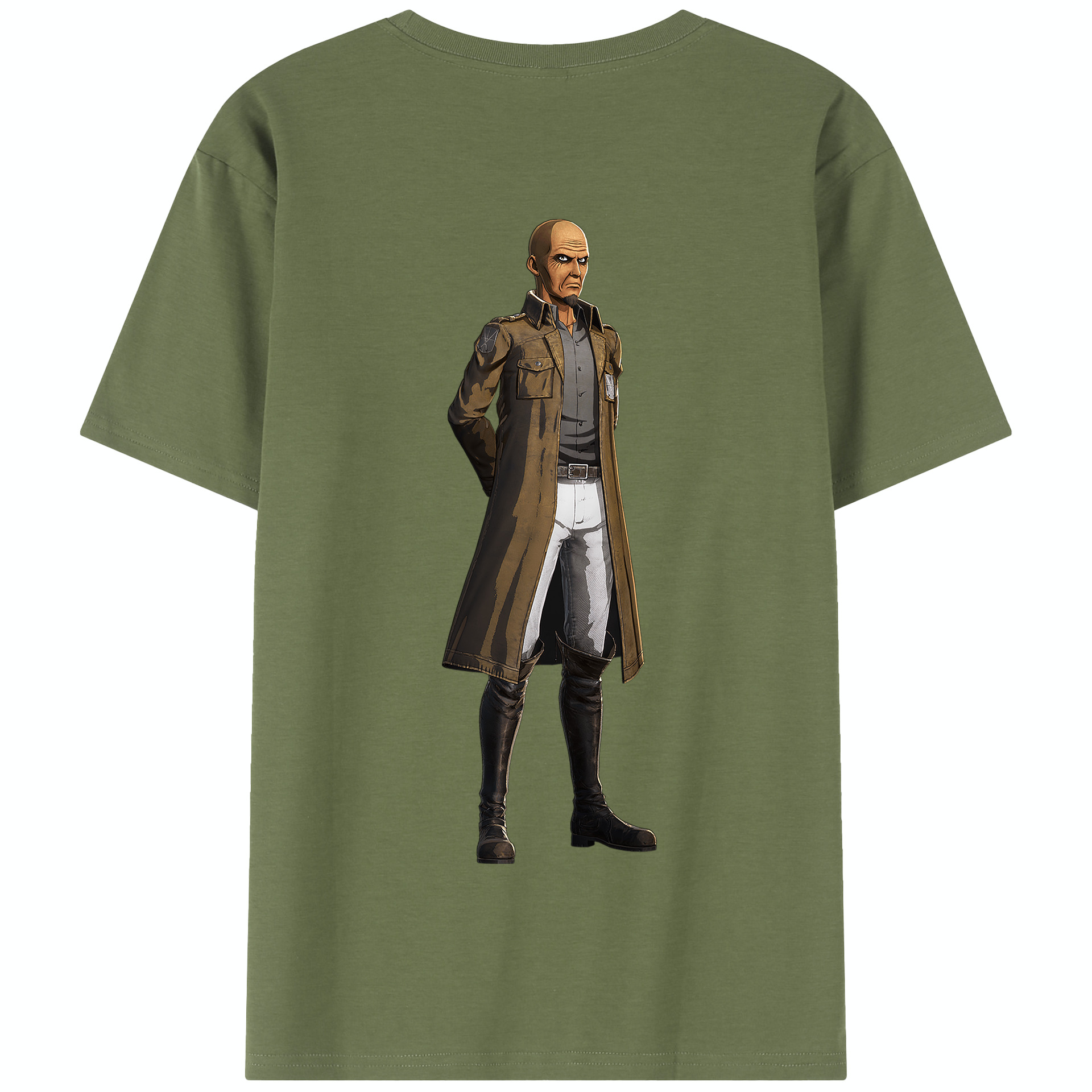 （画像用） 進撃の巨人 Attack on Titan 綿100％半袖Tシャツ（背面プリント）